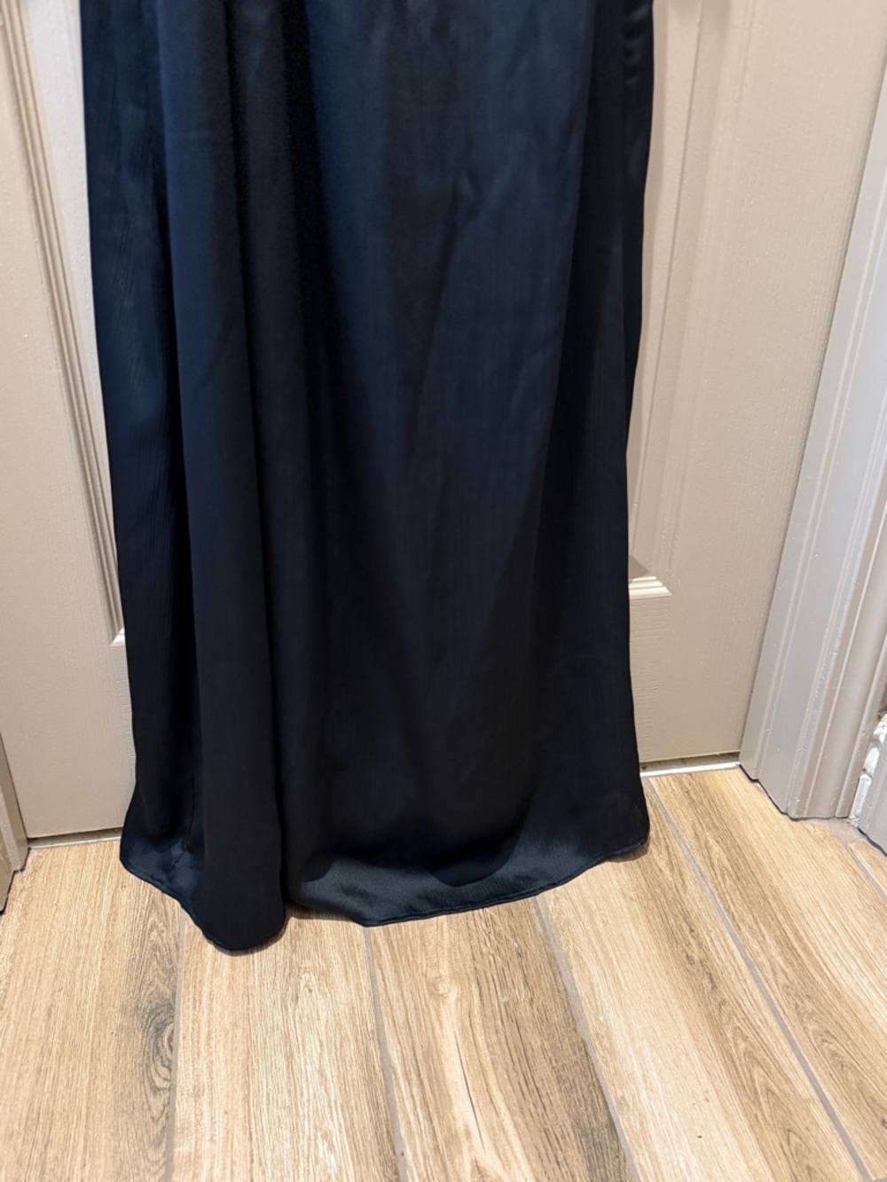 Sachin + Babi Black Halter Maxi Dress with Neck Tie - Picture 8 of 8